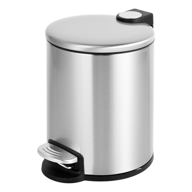 Lixeira 20 Litros Aço Inox Com Pedal Cesto Removível Xtuned Cor Cinza Lixeira 20 Litros Aço Inox Com Pedal Cesto Removível Xtuned Cor Cinza