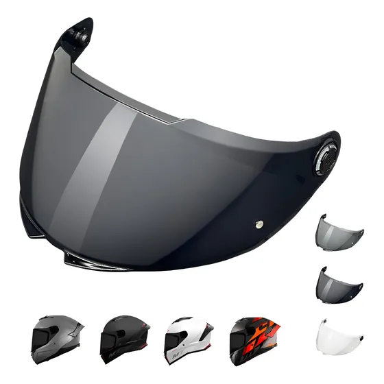 Negro Mica Casco Para Mt Helmets Thunder 4 Sv / Stinger 2
