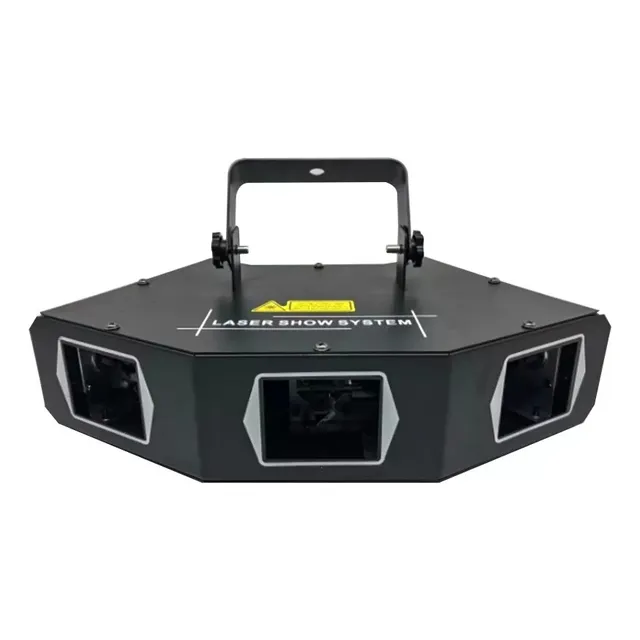 Laser Venetian Vt3-600rgb Multicolor 600mw Dmx 3 Bocas Dj 