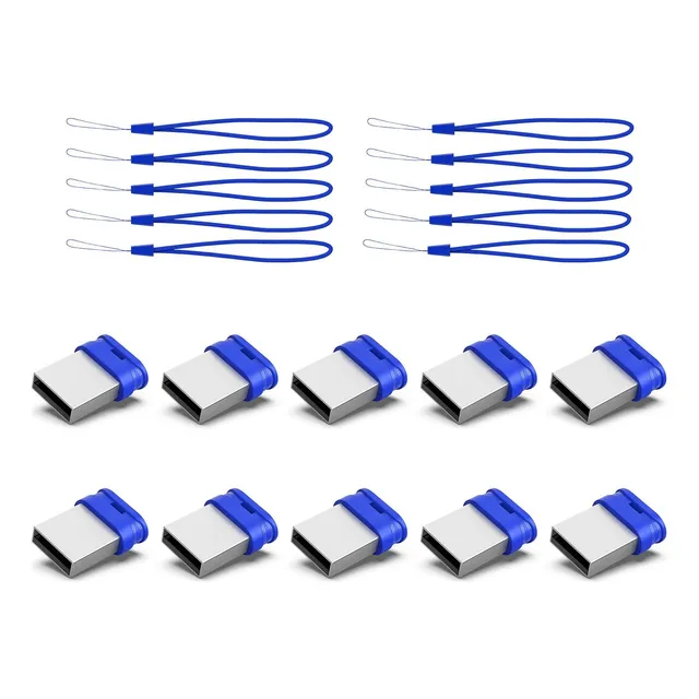 K&zz Mini Unidad Flash De 16 Gb, Paquete De 10 Unidades Flas