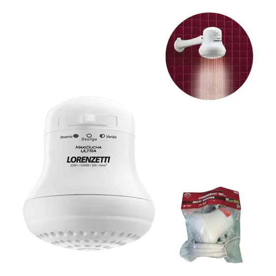 Chuveiro Tradicional Simples De Parede 4600w 220v-lorenzetti