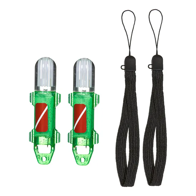 Tanque Buceo Activado Agua Luz Led Marcador Seguridad Señal