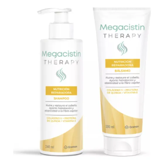 Combo Megacistin Therapy Nutrición Reparadora Para Cabello