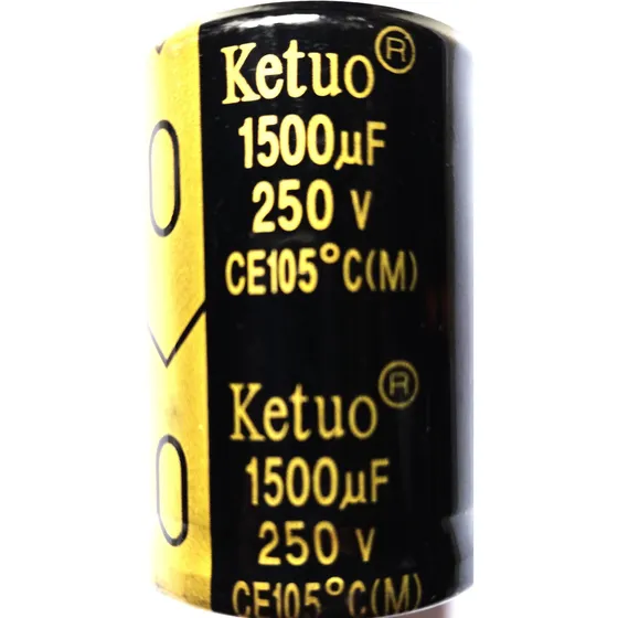 1x Capacitor Eletrolítico 1500uf X 250v 105°c  1 Peça
