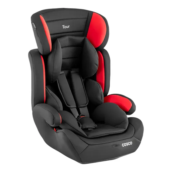 Cadeira infantil para carro Cosco Kids Cadeirinha Tour Liso preto e vermelho