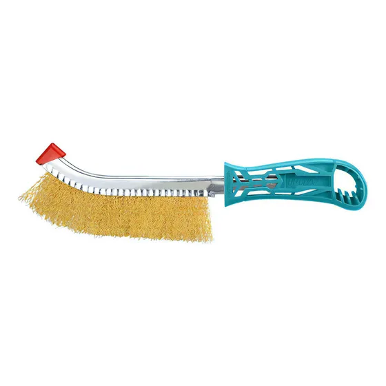 Cepillo Escobilla Alambre Rizada 250mm Total Tht92102