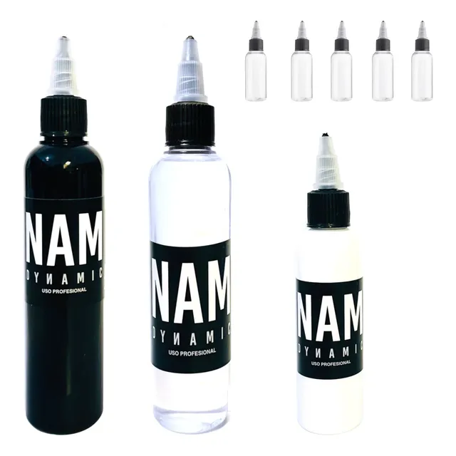 Set Sumies Tattoo Nam Dynamic 4oz + Diluyente 4oz + Blanco