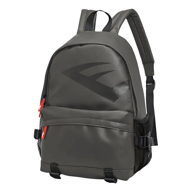 Mochila Porta Notebook Acolchada Everlast Reforzada Paseo Color Gris Diseño de la tela Lisa