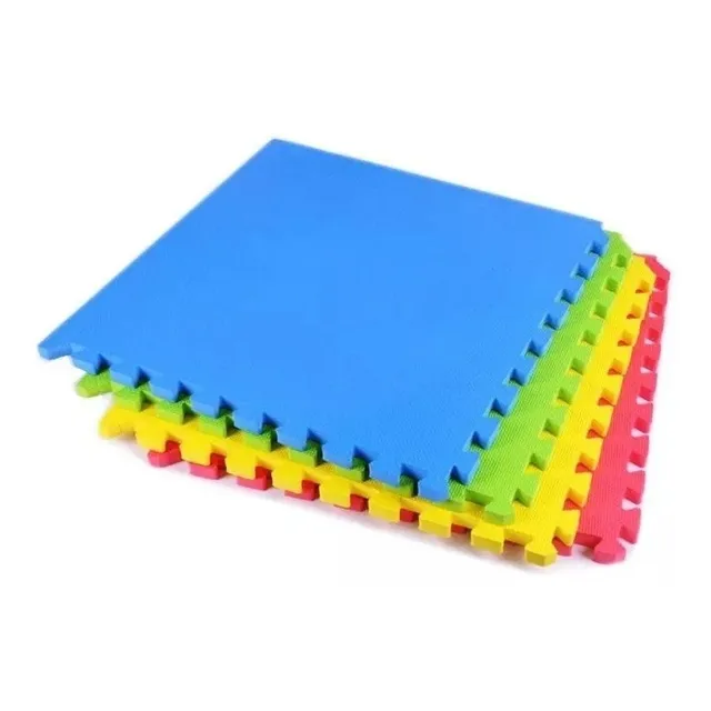 Alfombra Piso Encastrable Goma Eva Tatami 60x60 Cm Pack X4 