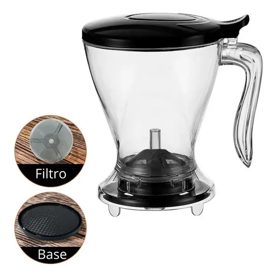 Cafetera Gota A Gota 600ml Con Filtro, Jarra Infusor De Té Negro | Cuotas sin interés