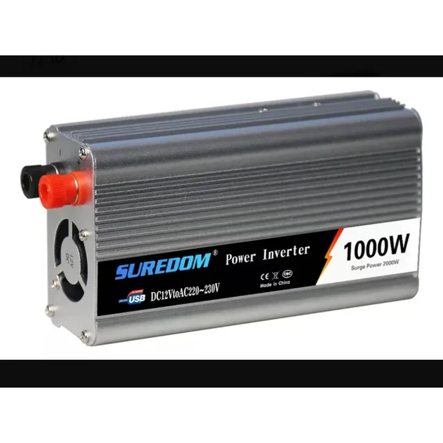 Convertidor De Corriente Auto Para Auto 1000w 12 A 110v