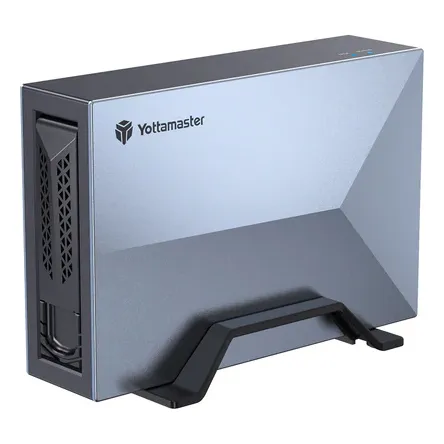 Case Nas Yottamaster Para Hdd/ssd Sata De 2,5  Y 3,5 