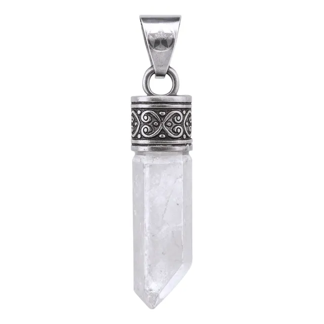 Dije Cuarzo Cristal En Bruto Premium - Estrella Sagrada