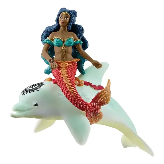 Figura Isabelle Sobre Delfin 2 Pcs Schleich Febo
