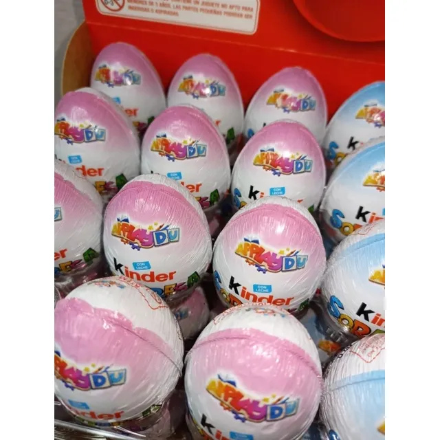 Caja 12 Huevos Kinder Sorpresa Originales