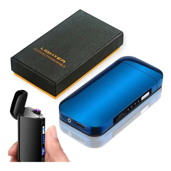 Encendedor Plasma Electrónico Cilindro Táctil Usb Recargable