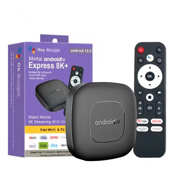 Tv Box Dual Wifi Hdr Android 13 8k Quad Core Control De Voz
