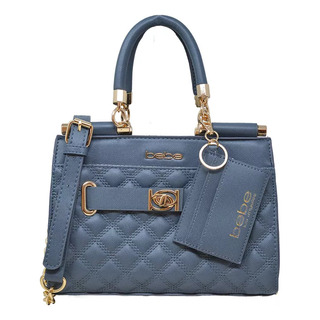 Bolsa Alex Quilted Satchel Bag With Card Holder Bebe Bolsa Alex Quilted Satchel Bag With Card Holder Bebe