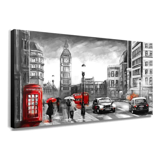 Cuadro Decorativo Económico   Vista Ciudad De Londres