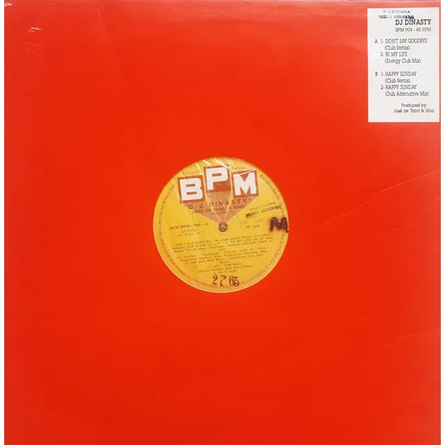 José De Tarot & Rino - D.j. Dinasty Lp
