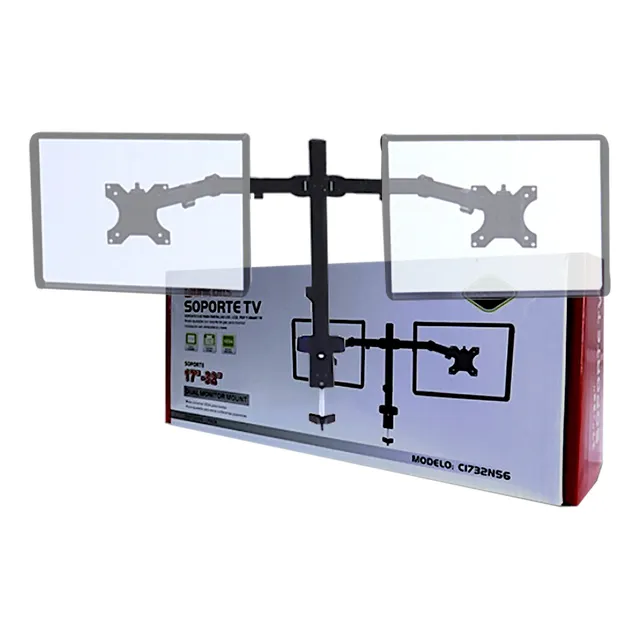 Soporte Para Dos Pantallas Tv De 17 A 32 PuLG Soporta 10 Kgs