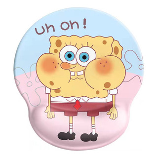 Almohadilla De Ratón Bob Esponja Con Muñeca Protectora Almohadilla De Ratón Bob Esponja Con Muñeca Protectora
