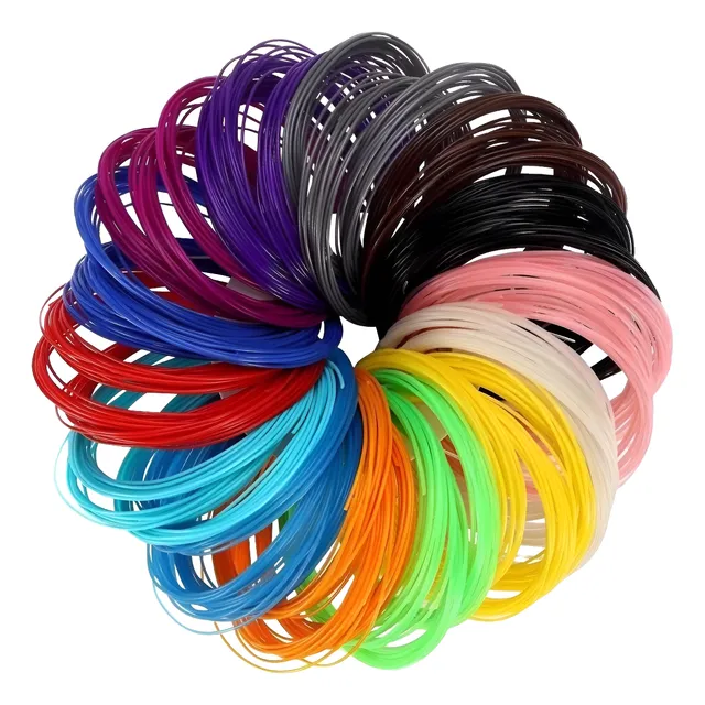 10 Filamentos Repuesto Lapiz 3d 1.75mm 50 Metros Colores Pla