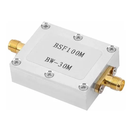 +30dbm 1w Filtro Parada Banda Resistente Aleacion Aluminio