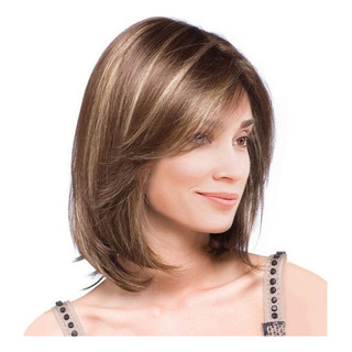 F1 Peluca Rubia De Cabello Natural A La Moda For Mujer F1 Peluca Rubia De Cabello Natural A La Moda For Mujer