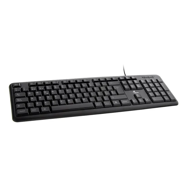Teclado Oficina Xtech Xtk-092s Ergonómico Español Css