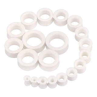 10 Pares Expansor De Túnel Duro Silicona Piercing Para Oreja 10 Pares Expansor De Túnel Duro Silicona Piercing Para Oreja