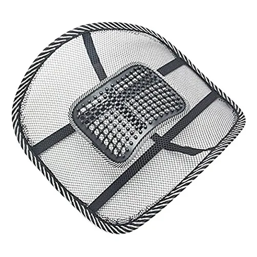 Cojin Respaldar Con Soporte Lumbar - Negro 