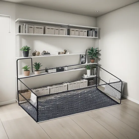 Estante Rectangular Autoadhesivo Chico Cocina Baño Multiuso