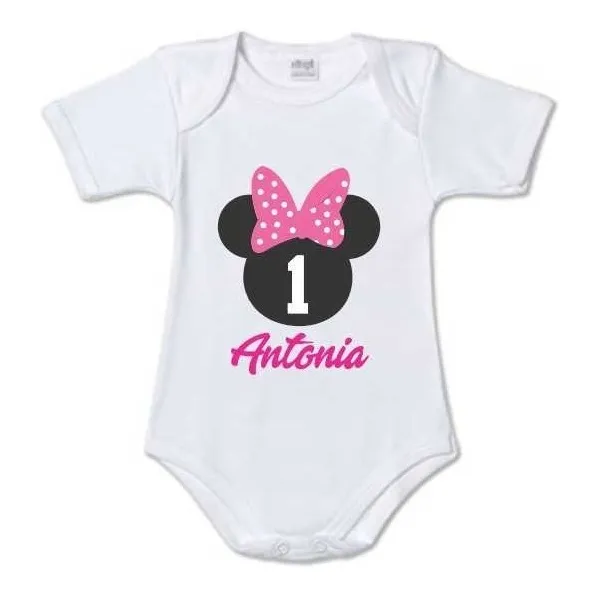 Body Personalizado Minnie O Edad Varios Modelos