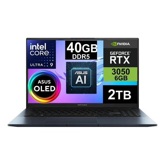 Asus Vivobook Pro 15 Oled Ultra 9 185 2tb/40gb Rtx 3050 6gbb