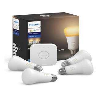 Pack X4 Focos Inteligentes Philips Ambience + Hue Bridge 7w Pack X4 Focos Inteligentes Philips Ambience + Hue Bridge 7w