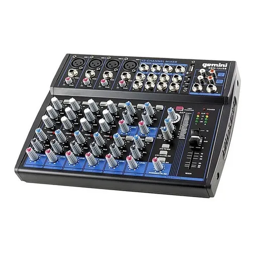 Consola Gemini GEM12USB de mezcla 127V