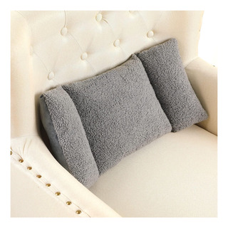 Queekay Almohada De Apoyo Lumbar De Forro Polar, Almohada De Queekay Almohada De Apoyo Lumbar De Forro Polar, Almohada De