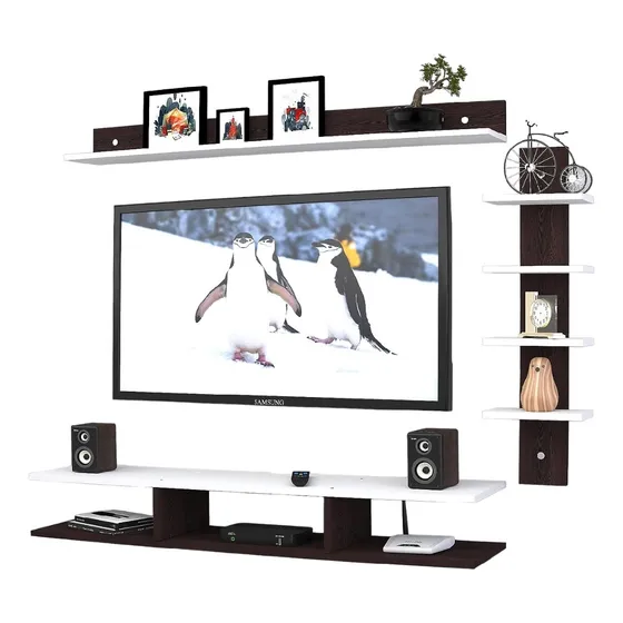 Mueble Aereo Repisa Para Tv Minimalista Flotante Tv3 B80