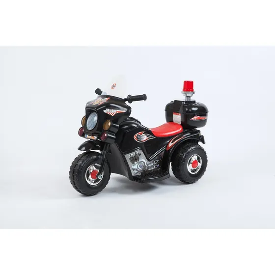 Moto A Bateria Para Niños Policia Luces Y Sonido Love De 6v 