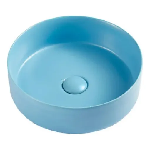 Ku3134mbl Lavamanos Sobreponer Redondo 35x12 Azul
