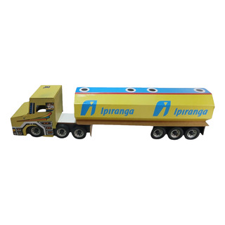 Carreta Caminhão Tanque 6 Eixos Grande 80cm Madeira Mdf Carreta Caminhão Tanque 6 Eixos Grande 80cm Madeira Mdf