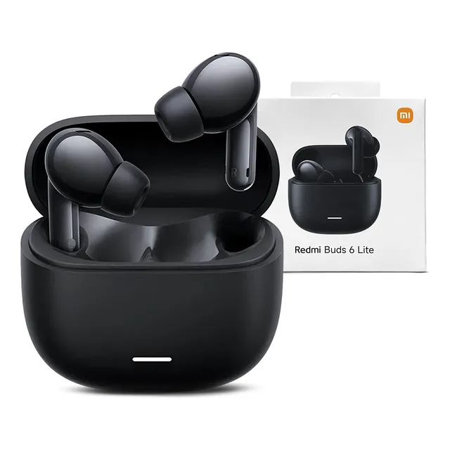 Audifonos Xiaomi Redmi Buds 6 Lite Anc Versión Global Negro