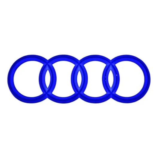 Adecuado Para El Logotipo Luz Dinámica Led Audi 27,3*9,5 Cm