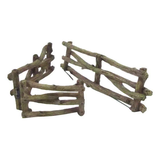 Valla Madera Miniatura Para Jardin O Casa Muñeca