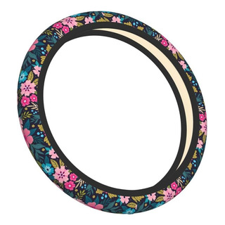 Gehgxf Fundas Para Volante Con Flores Y Hojas De Colores Flo Gehgxf Fundas Para Volante Con Flores Y Hojas De Colores Flo