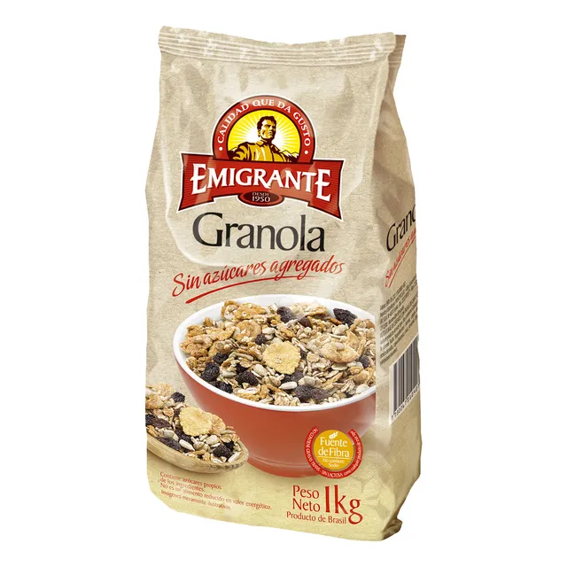 Granola S/azúcar Agregada Emigrante 1 Kg