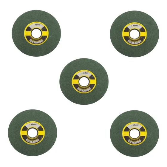  Rebolo Pedra Esmeril 6x3/4 Vidia/videa Stilex Kit 5 Peças