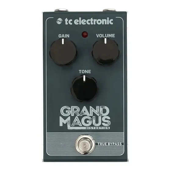 Pedal de efecto TC Electronic Grand Magus Distortion negro | Cuotas sin interés