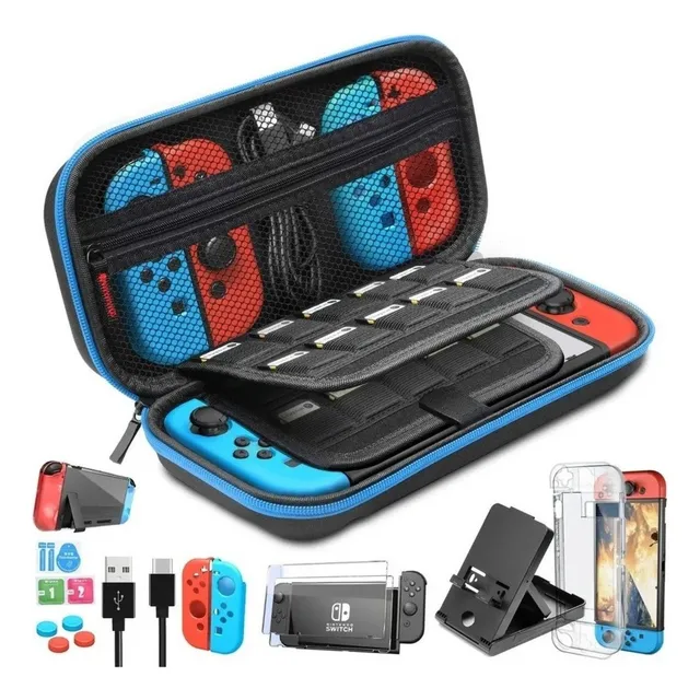 . Kit De Protección For Nintendo Switch 16 En 1